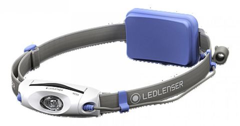 Фонарь налобный Led Lenser Neo 6R, синий, светодиодный, (500918)