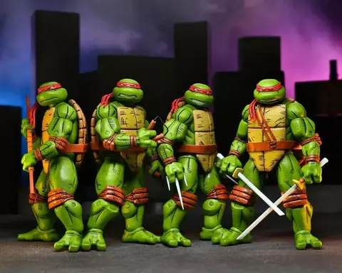 Фигурка NECA Teenage Mutant Ninja Turtles Mirage Comics: Eastman & Laird Turtles 4 Pack