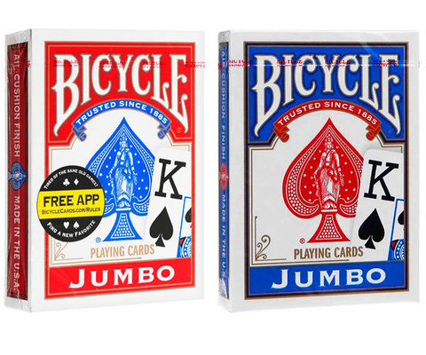 Карты Bicycle Jumbo (крупный индекс)