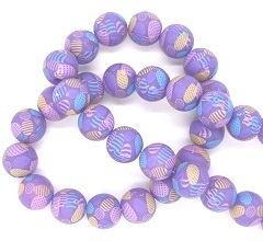 Бусины на леске 16 мм, 1 нить~40 шт-60 см