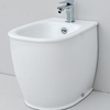 ArtCeram AZB002 01 00 АКЦИЯ ArtCeram AZULEY  Биде напольное приставное 36*52см c креплением, с 1 отв под смеситель  цвет белый