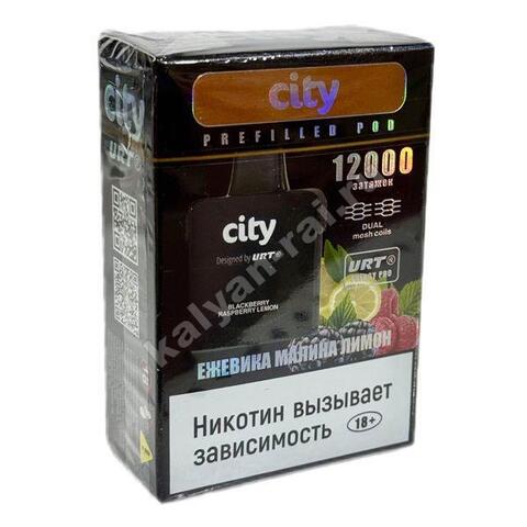 Картридж City Energy Pro URT - Ежевика Малина Лимон 12000 затяжек