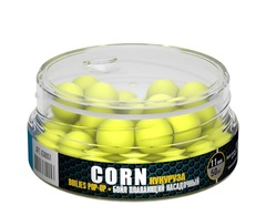 Бойлы насадочные плавающие Sonik Baits CORN Fluo Pop-ups 11мм 50мл (Кукуруза)