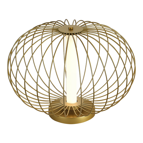 Прикроватная лампа ST-Luce Золотистый/Золотистый LED 1*10W SLICE sl6124.204.01