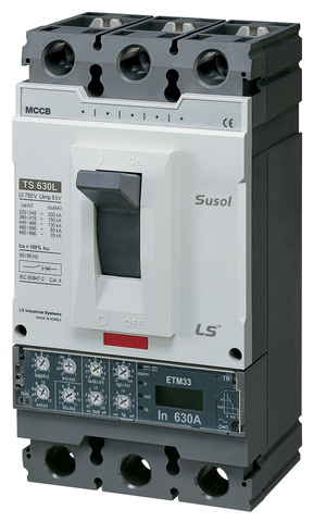 Автоматический выключатель TS630L (150kA) ETM33 630A 3P3T