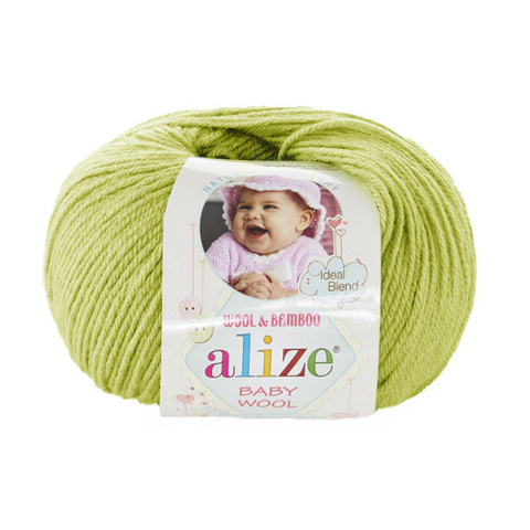 Baby Wool Alize (40% шерсть, 20% бамбук, 40% акрил, 50гр/175м)