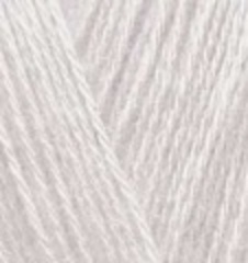 Пряжа ALIZE "Angora Gold" 168 белая зима