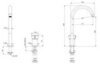 Remer Element ET57LBG Смеситель для раковины, золото брашированное