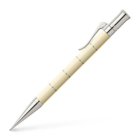 Карандаш механический Graf von Faber-Castell Classic Anello Ivory Platinum, 0,7 mm (135690)