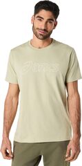 Теннисная футболка Asics Logo Short Sleeve - khaki