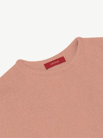 Джемпер оверсайз из экохлопка