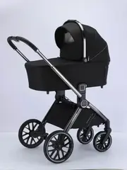 Детская коляска Luxmom 888 3в1 (черный)