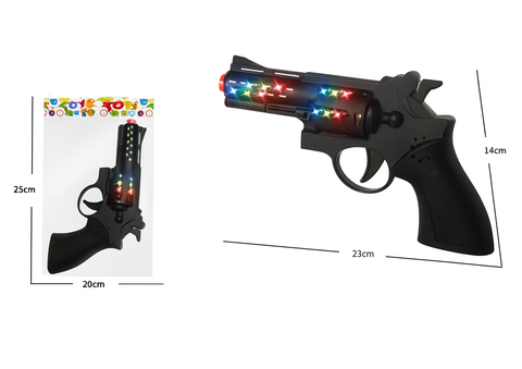 Пистолет муз свет 0156 20*15