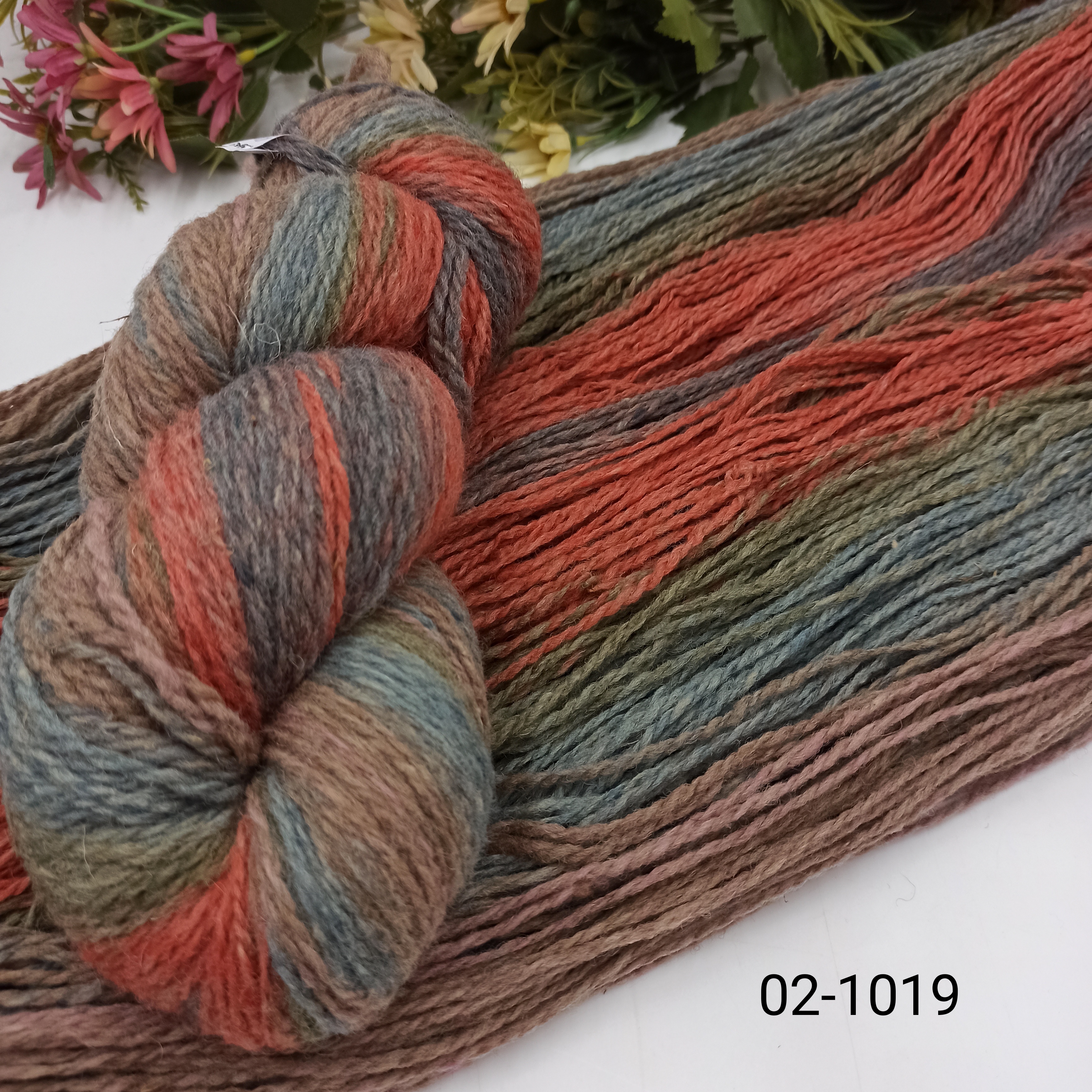 Дундага 6/2 шерсть секционного окрашивания 02-1019