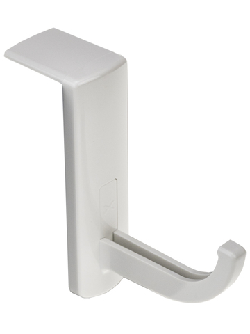 Пластиковый держатель-крючок для наушников на липкой ленте