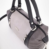 Сумка Саломея 127 мульти итальянский серо-черный