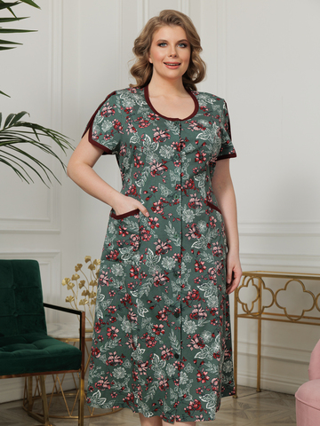 1351В Халат на пуговицах