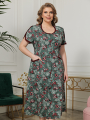 1351В Халат на пуговицах