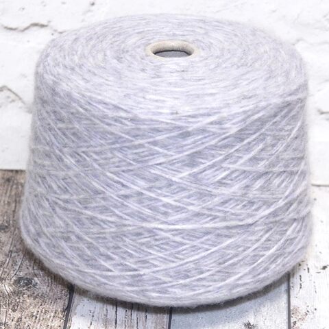 Меринос-шнурок SMOKY 240 серо-голубой меланж