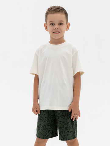 220007C-03 Футболка для мальчика, Белый