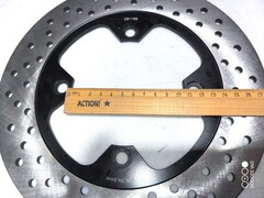 Диск тормозной задний на TRIUMPH Bonneville, Scrambler, Thruxton, Sprint, Tiger, Speed Triple 1998-2016 г.в.