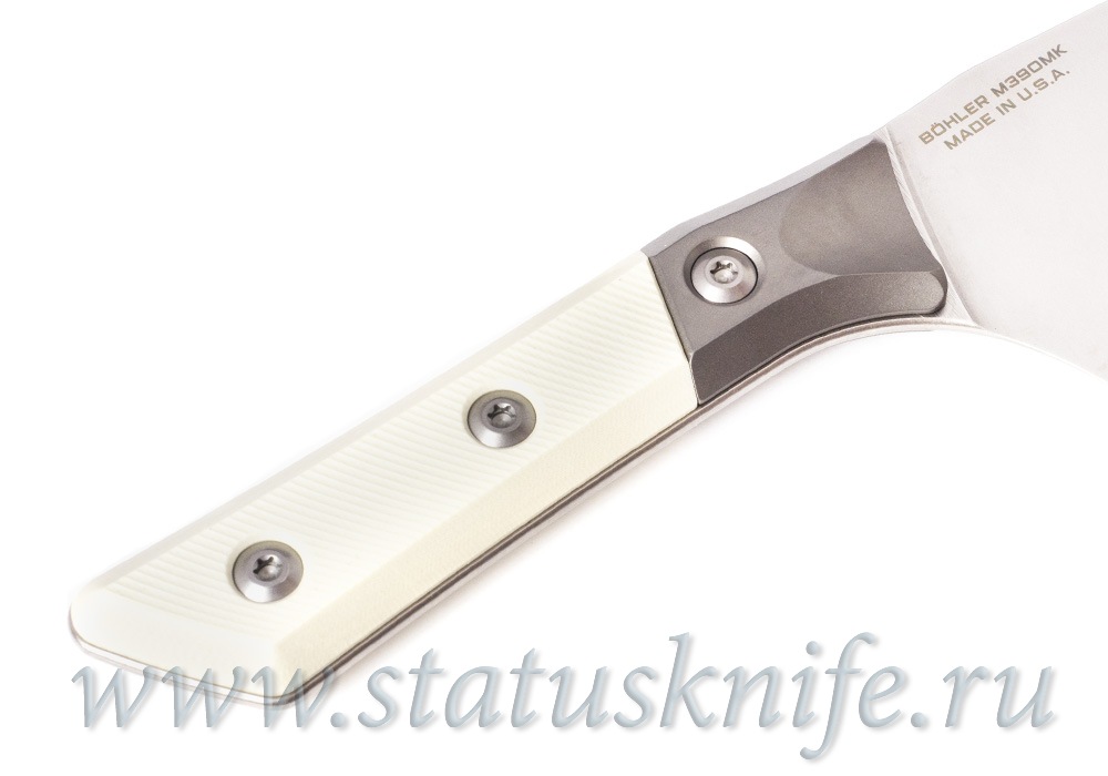 Нож Microtech Kitchen Santoku Bolster Ivory G-10 3200B-10IV