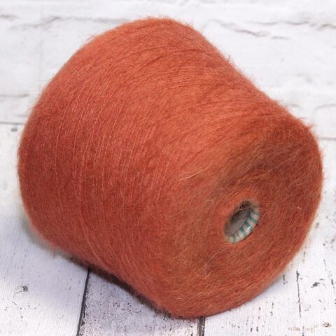 Кидмохер на полиамиде PURA LANA ITALIA / MARZIA 900 рыжий