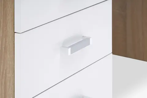 стол письменный МАРТИНА (дуб сонома/белый)