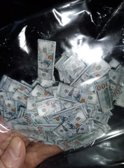 Посыпка для Торта Деньги Доллары 2.5*1 см, 160 шт (вафельная бумага)