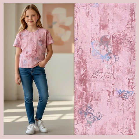 Футболка девочке (4-8) 260311-TR2196