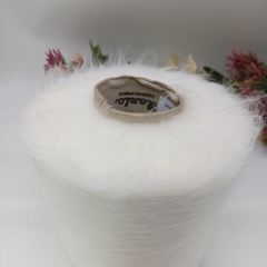 Кид мохер арт Aurora фабрика Ilaria 1000м/100гр Белый 005001