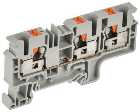 ARMAFIX Клемма Push-in CP-MC 3 вывода 10мм2 серая IEK