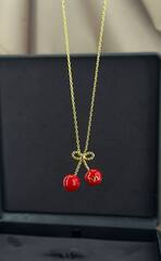 83167 - Колье с подвесками ДВЕ ВИШНИ style by VALENTINO