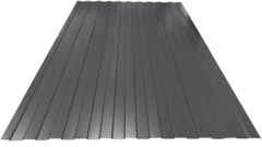 Профнастил С-8 // 2000х1200х0,4 // Графит 7024