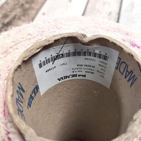 Хлопок фасонный BE MI VA / MUSK 180 фуксия с бежевым