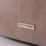 Сумка Саломея 278 македония тауп + шоколад