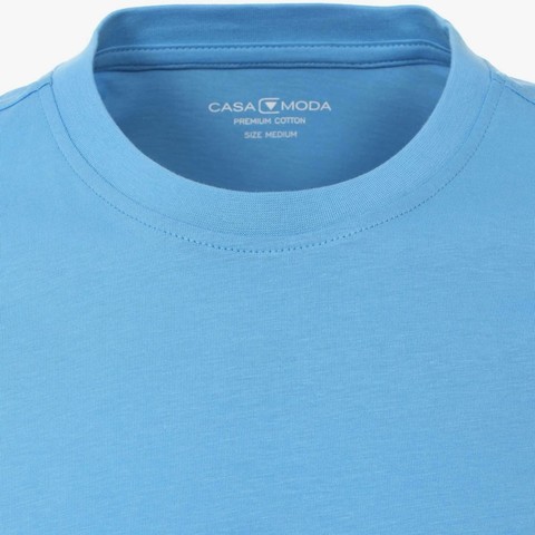 Футболка Casamoda 004200-128 цвет Яркий голубой, короткий рукав