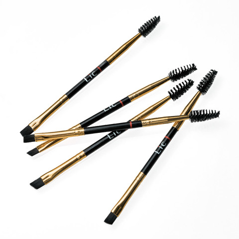 Набор двусторонних кистей для бровей 5 шт/Set of double-sided eyebrow brushes 5 pcs.