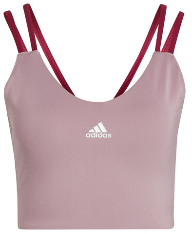 Бюстгальтер спортивный Adidas Uforu BT W - magmau/legbur