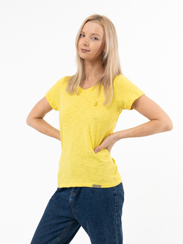 Женская футболка «Великоросс» желтого цвета / Распродажа
