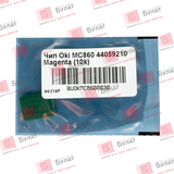 Чип TONEX 44059211 для Oki MC860 (Голубой, 10000 стр.)