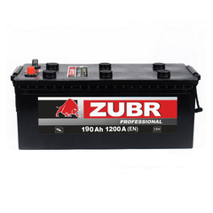 Аккумулятор ZUBR Professional (190Ah, 1250A, R+) ZPT1904