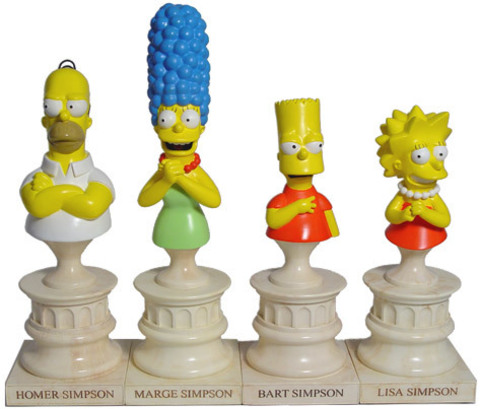 The Simpsons Busts