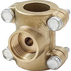 Обойма-тройник латунь ремонтная Ду 20х15х20 (3/4"х1/2"х3/4") ВР/ВР VALFEX VF.755.L.034.012.034