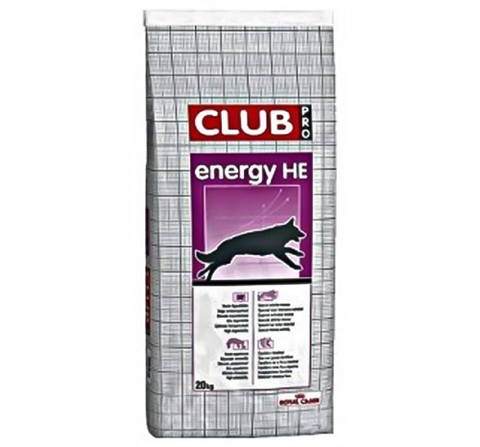 20 кг. ROYAL CANIN Сухой корм для взрослых очень активных собак Club Pro Energy HE