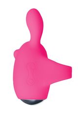 Розовый набор VITA: вибропуля и вибронасадка на палец - 