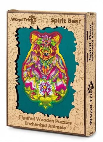 Вдохновленный медведь от Wood Trick - сборные пазлы причудливой формы, это картины, которые вы собираете сами