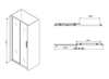 Abber AG30120BH Душевая дверь ABBER Schwarzer Diamant AG30120BH