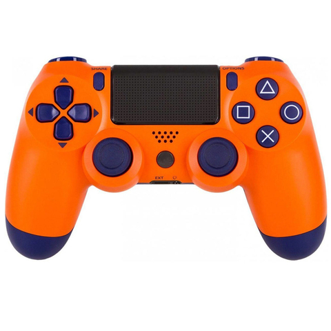 Беспроводной геймпад DualShock 4 для PS4 (Sunset Orange (оранжевый закат), 2ое поколение, China)