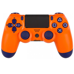 Беспроводной геймпад DualShock 4 для PS4 (Sunset Orange (оранжевый закат), 2ое поколение, China)